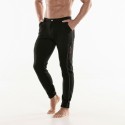 Pantalón Stretch cargo negro slim fit