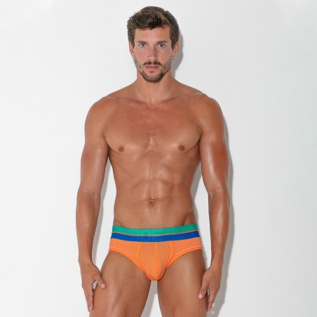 Slip bright mesh naranja