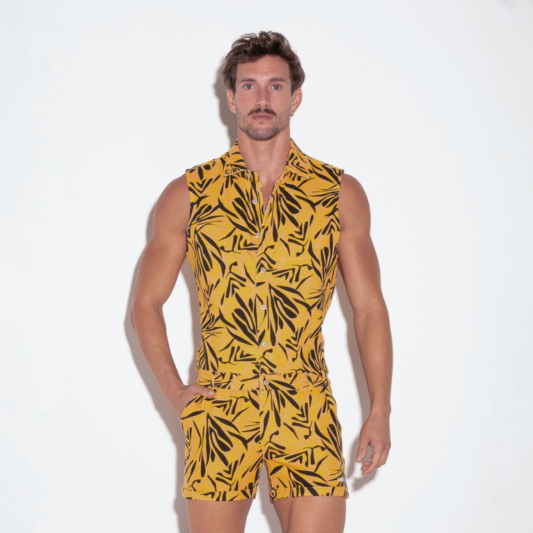 Men jumpsuit short on sale