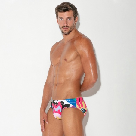 Secret garden swim brief pink