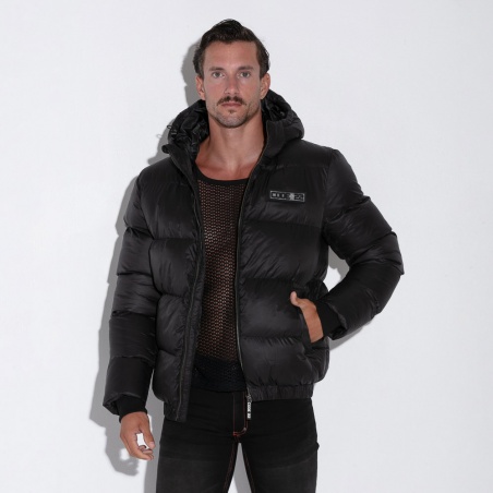 CODE 22 puffer jacket black