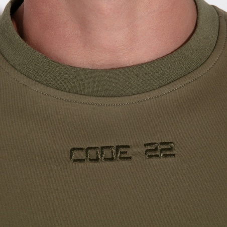 CODE 22 technical sweatshirt khaki