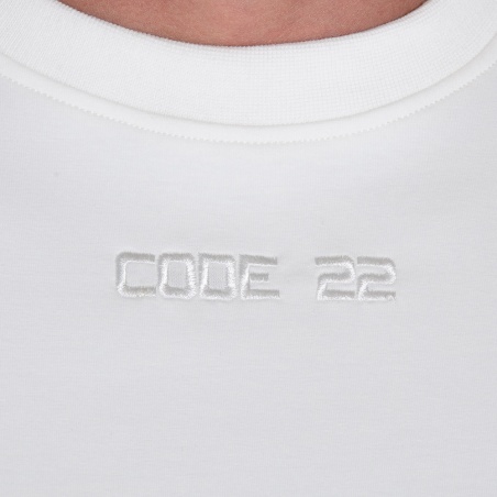 Sudadera técnica CODE 22 blanco roto