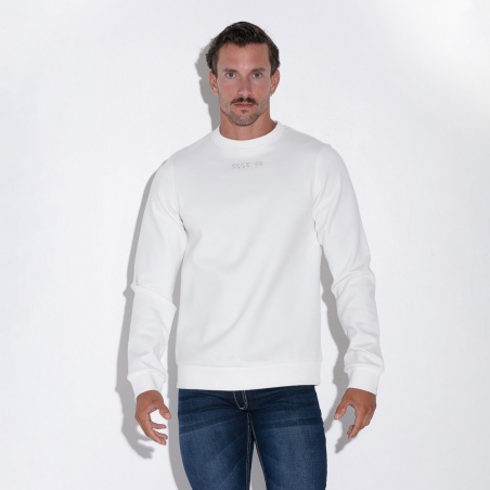 Sudadera técnica CODE 22 blanco roto