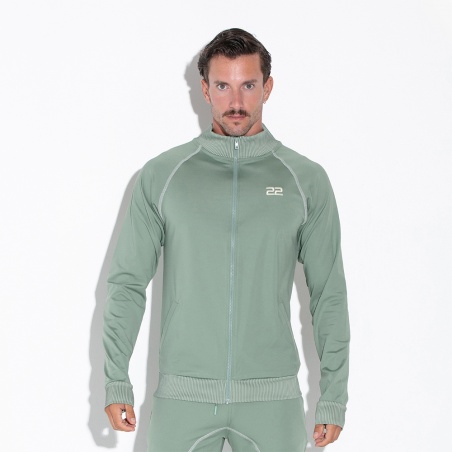 Reflex zip-up sweat jacket