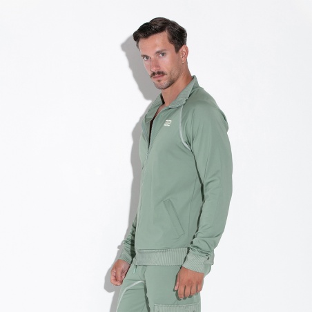 Reflex zip-up sweat jacket