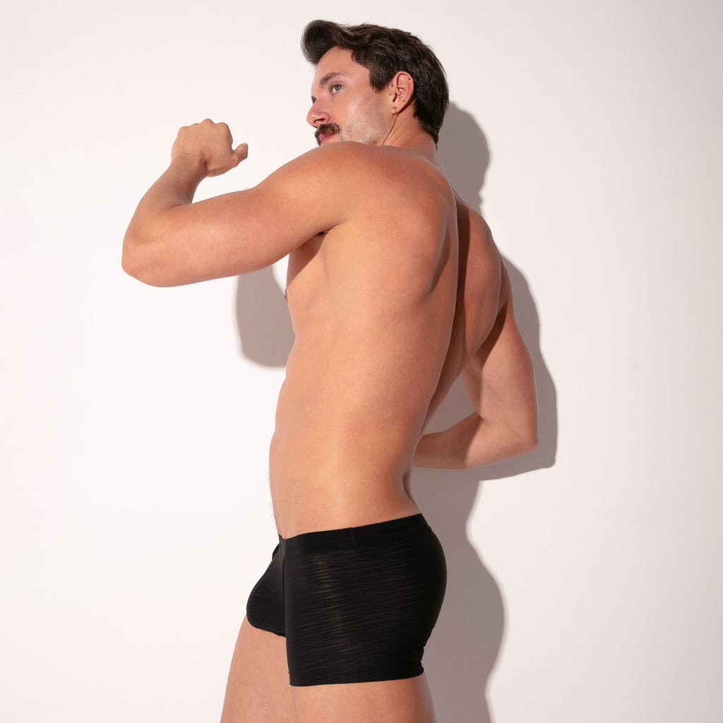 Boxer zebra noir