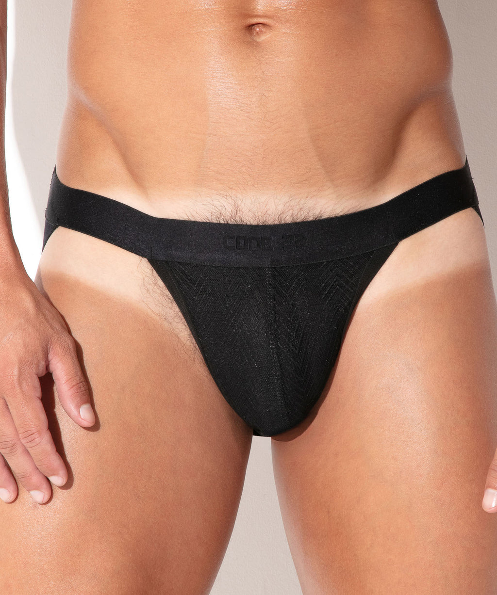 rock jockstrap black