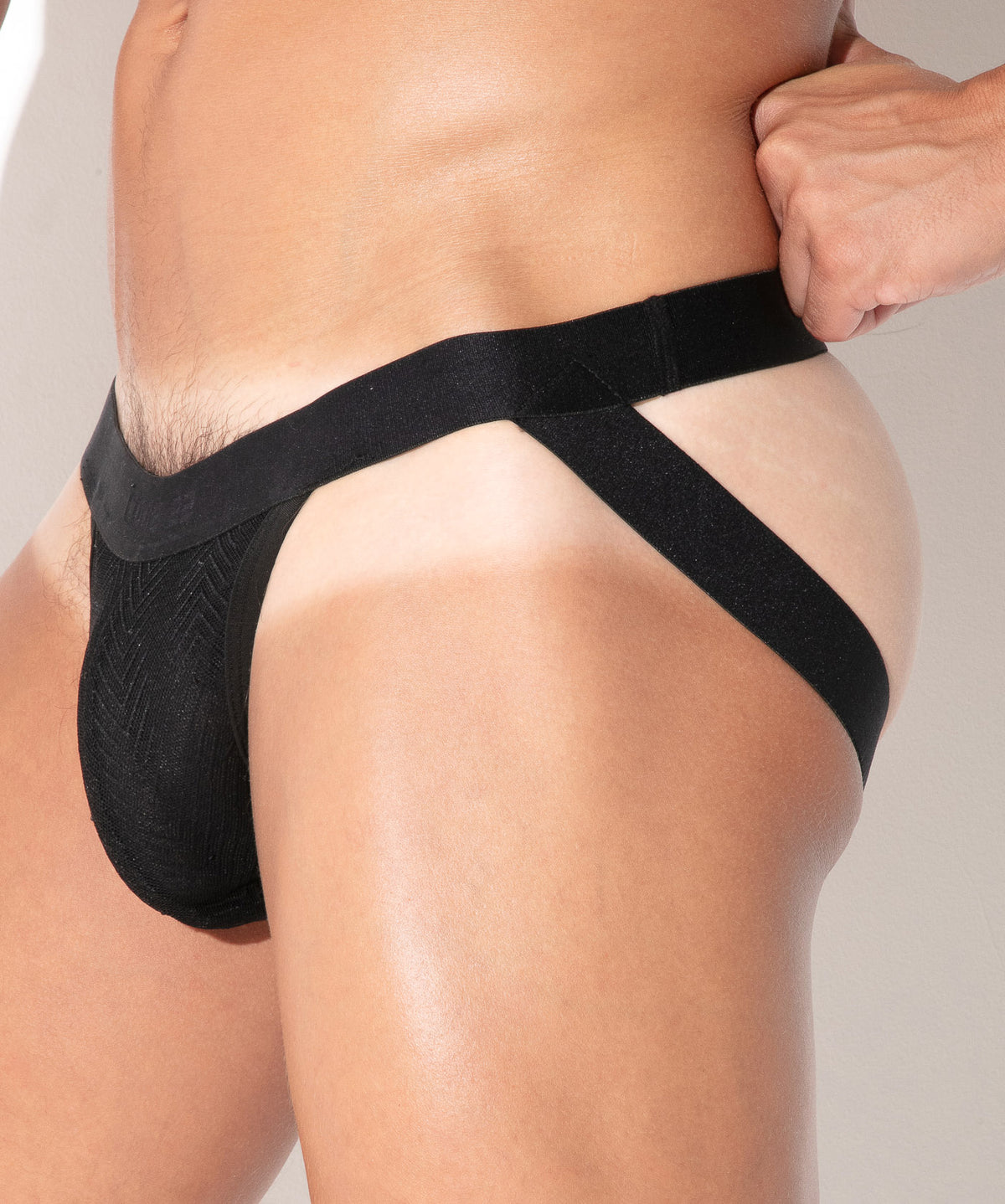 rock jockstrap black