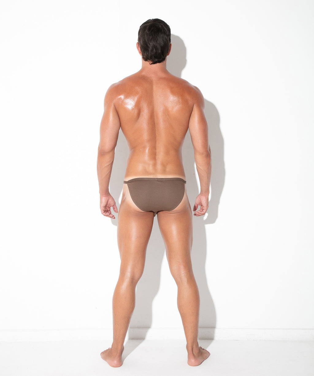 pure mini brief taupe