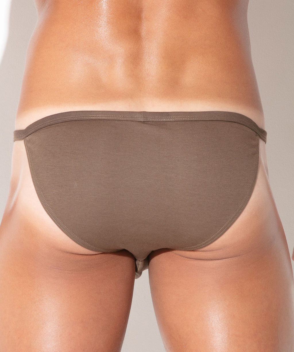 pure mini brief taupe