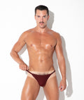pure thong maroon