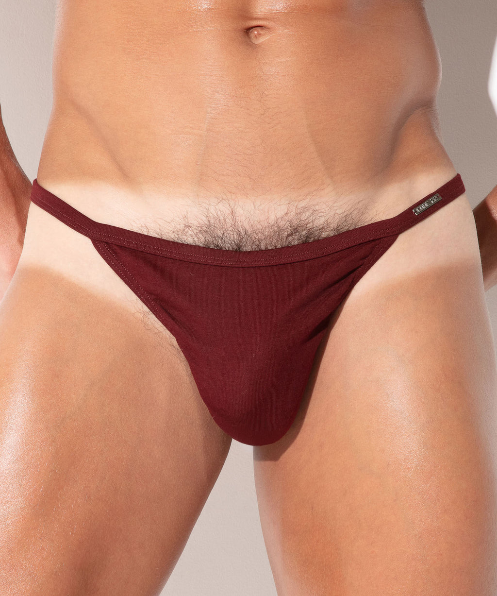 pure thong maroon