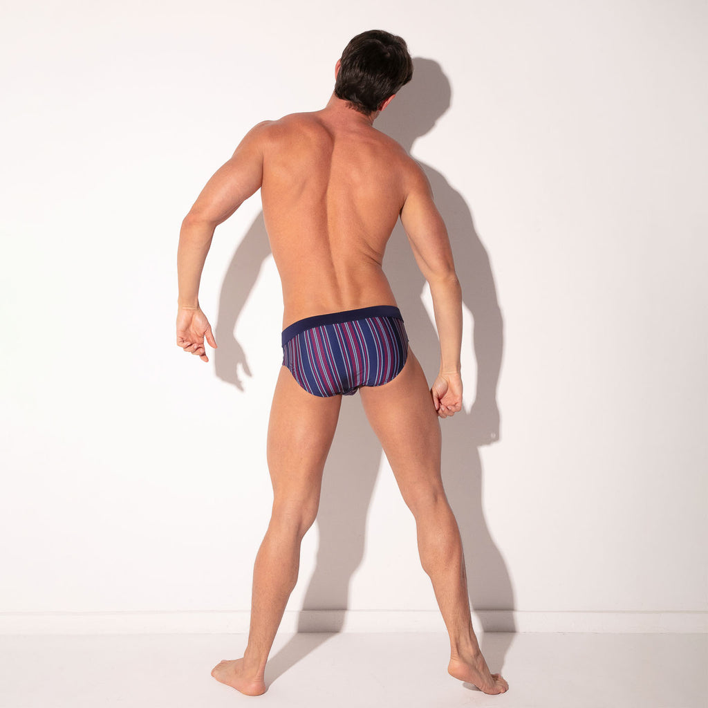 slip de bain paris bleu marine