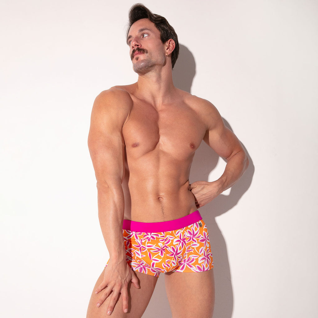 boxer de bain san diego orange