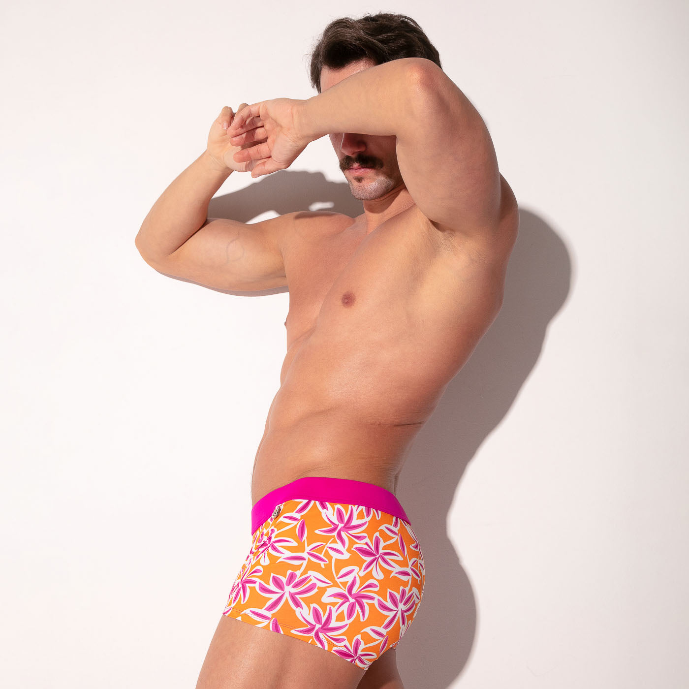 san diego swim trunk orange