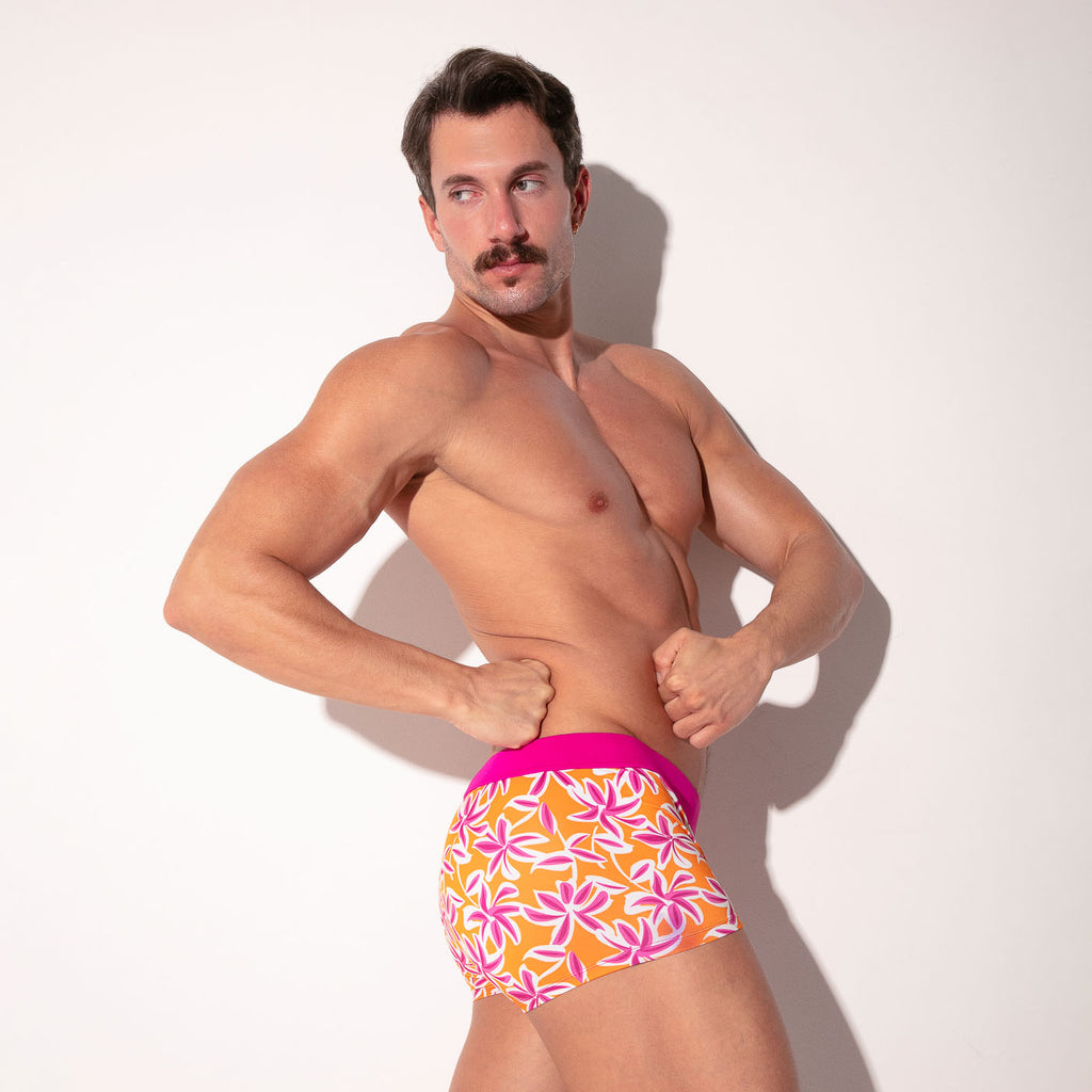 boxer de bain san diego orange