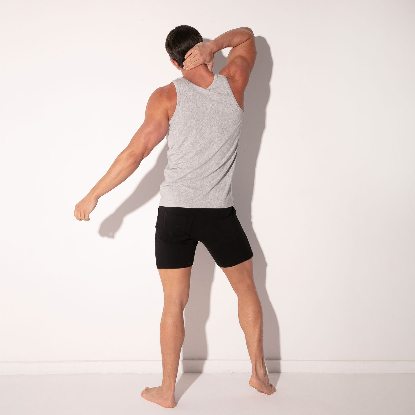 essential tank top grey
