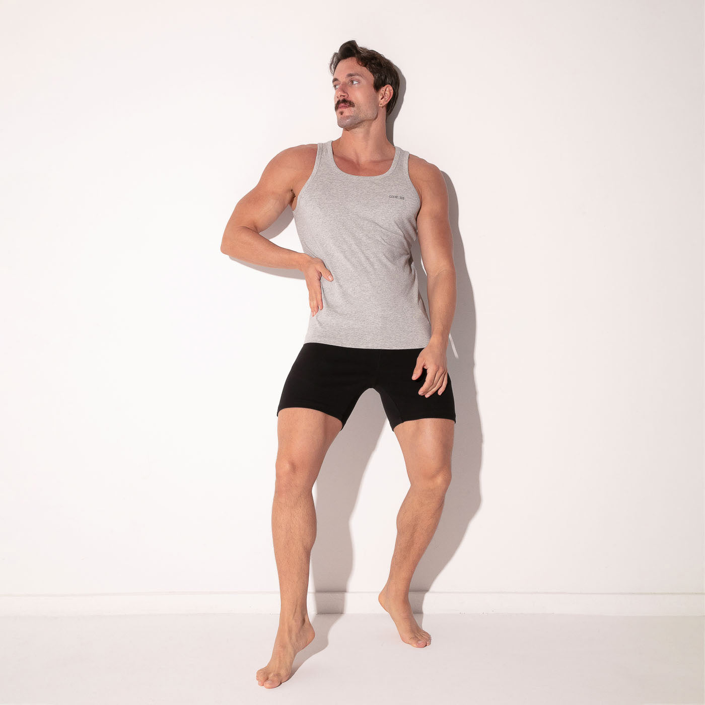 essential tank top grey