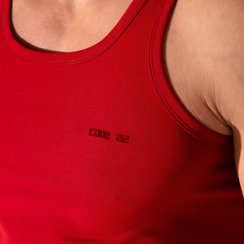 ESSENTIAL TANK TOP RED