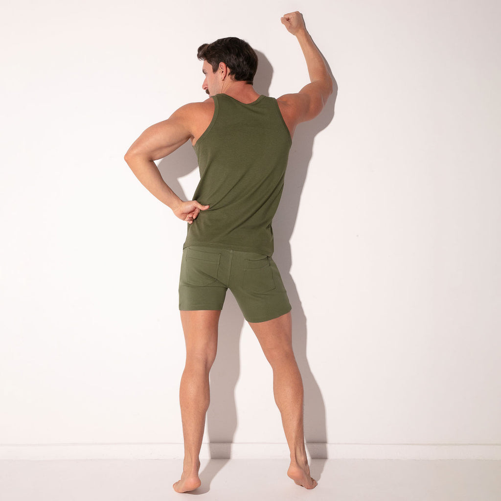 ESSENTIAL TANK TOP KHAKI