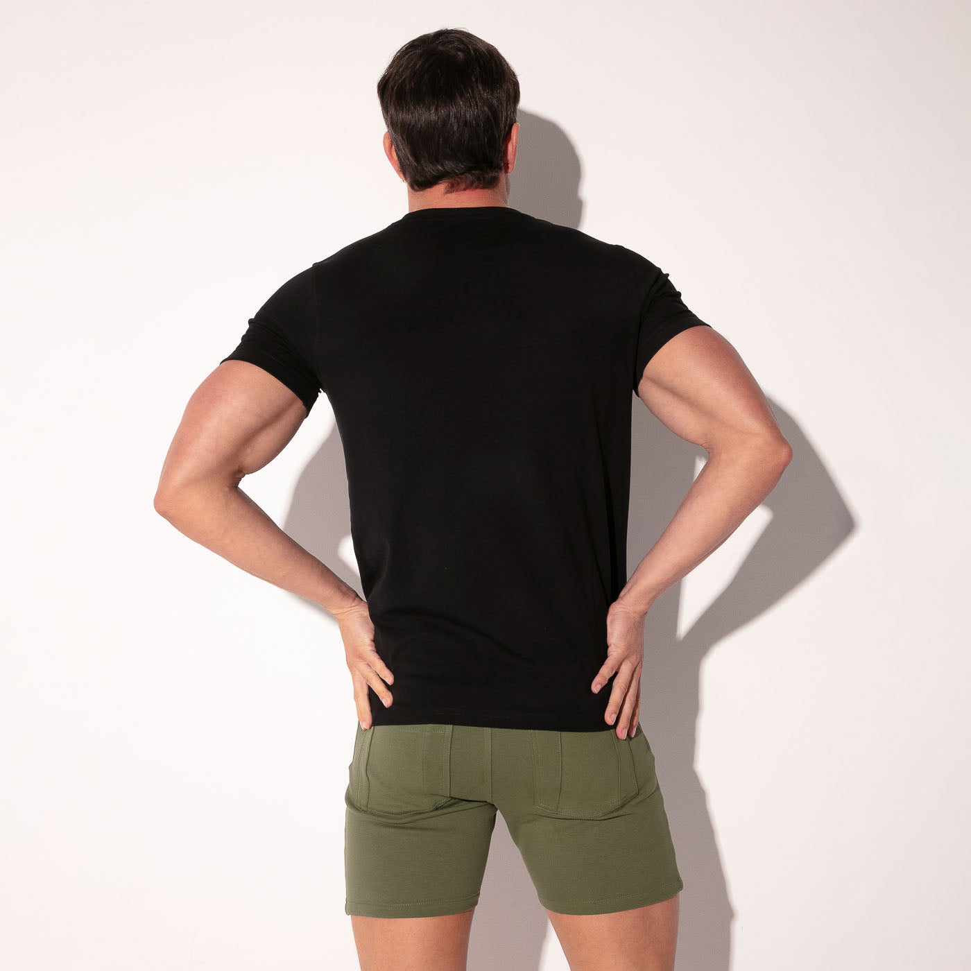 Camiseta manga corta essential negro