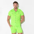 CODE 22 men's Vivid shirt lime