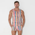 Camiseta tank vivid naranja