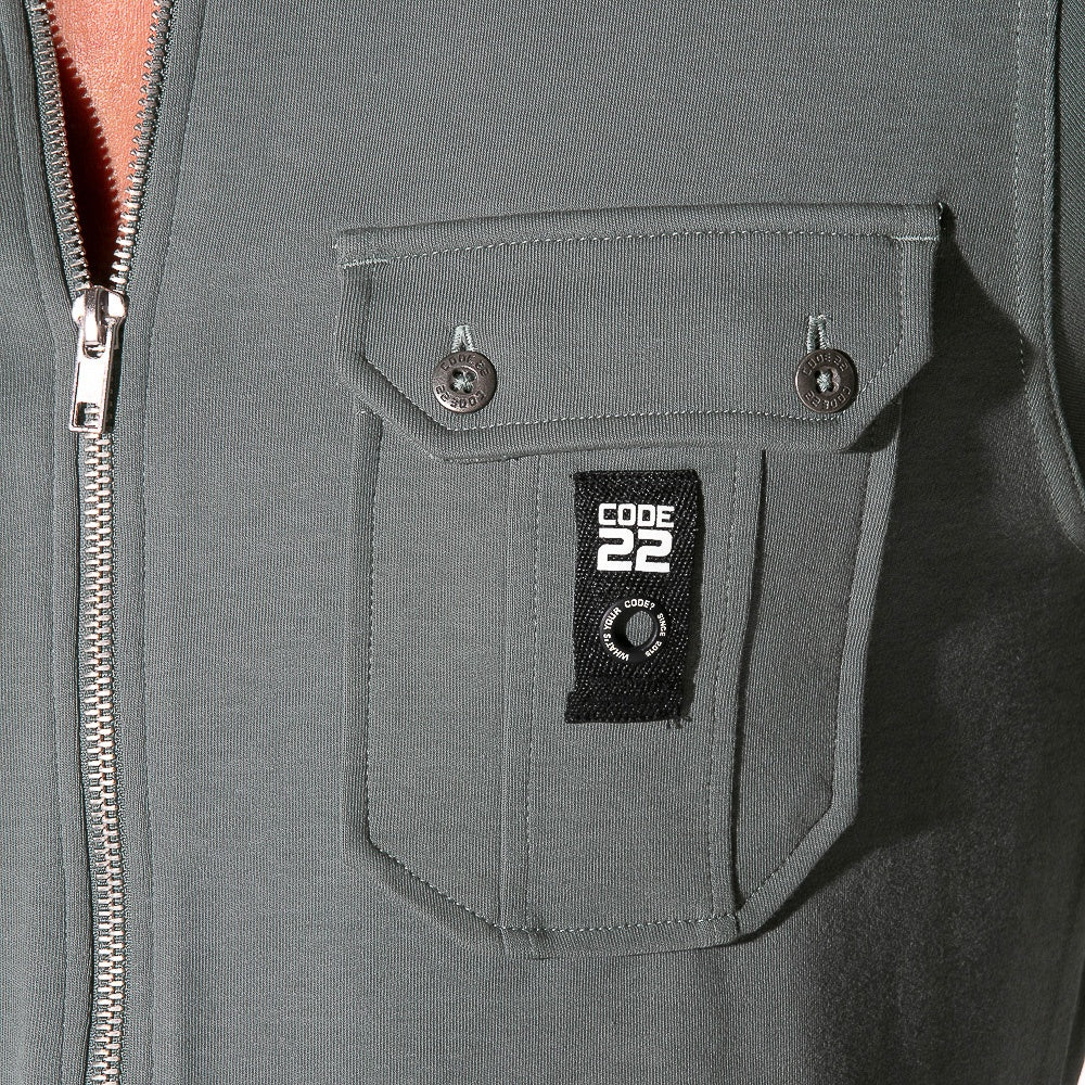 Sobre camisa cargo slim fit caqui