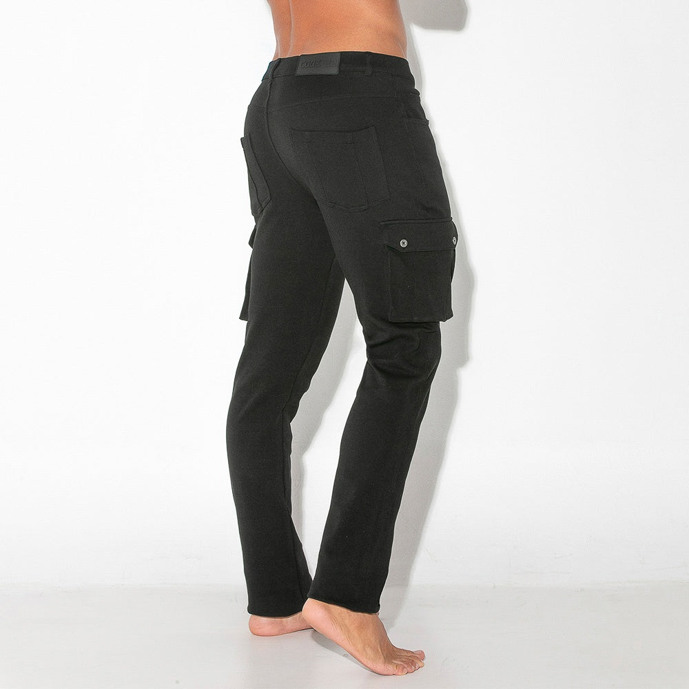 Stretch cargo pant black