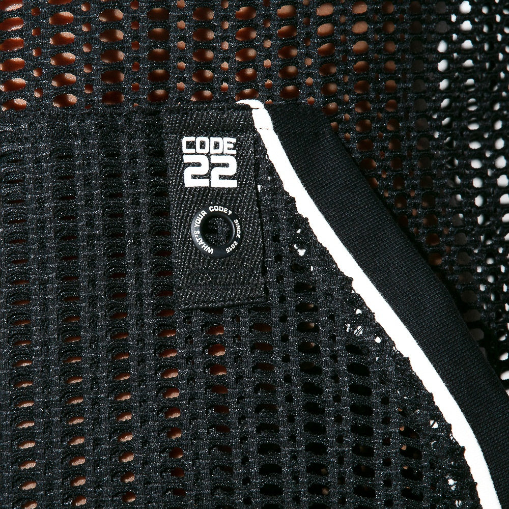 Sudadera en jacquard calado negro