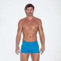 Mini short turquesa stretch