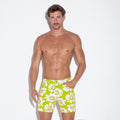 short vert citron à 5 poches