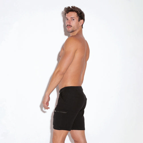 Short cargo negro