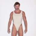 Body de terry blanco roto