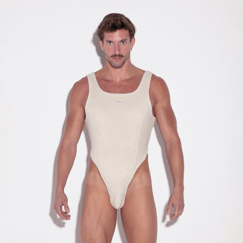 Terry onesie off-white