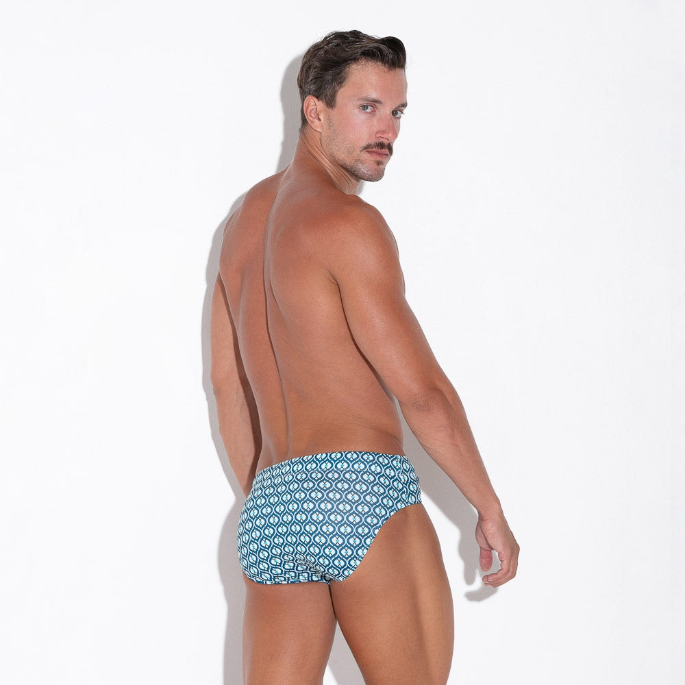 Combarro swim brief light blue
