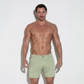 Pantalón corto silky stretch caqui