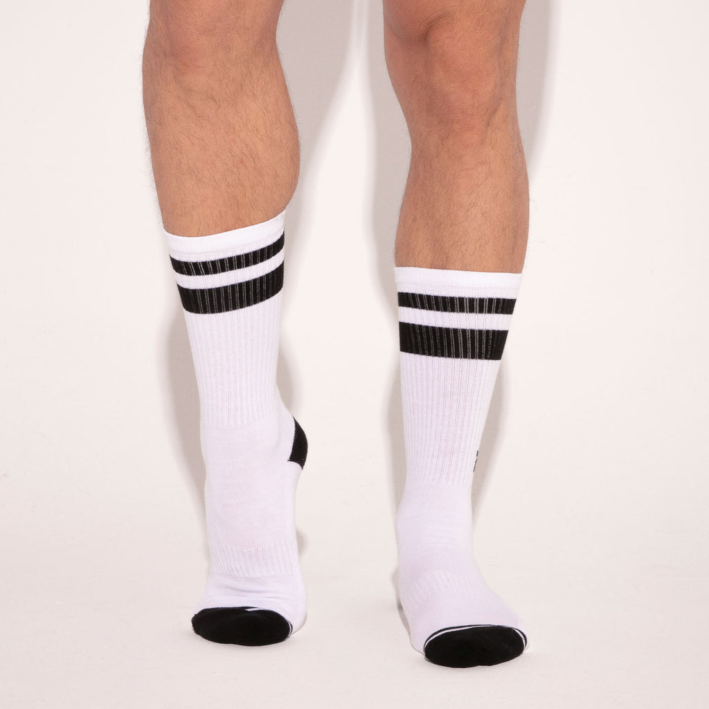 calcetín crew iconic blanco