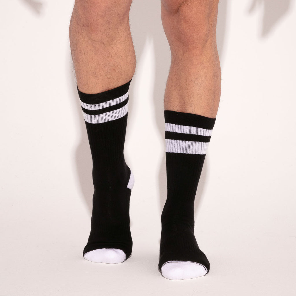 calcetín crew iconic negro