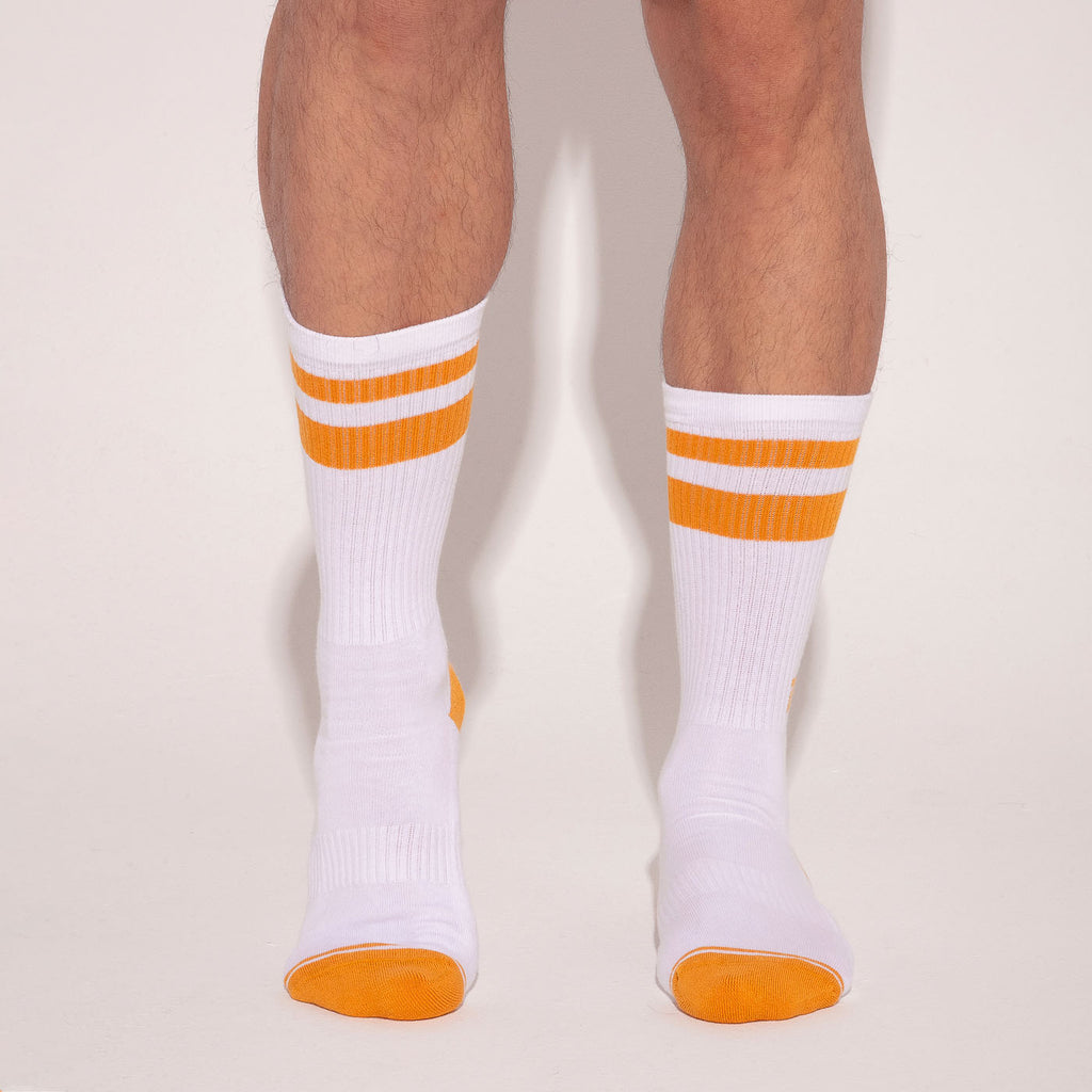 calcetín crew iconic mostaza