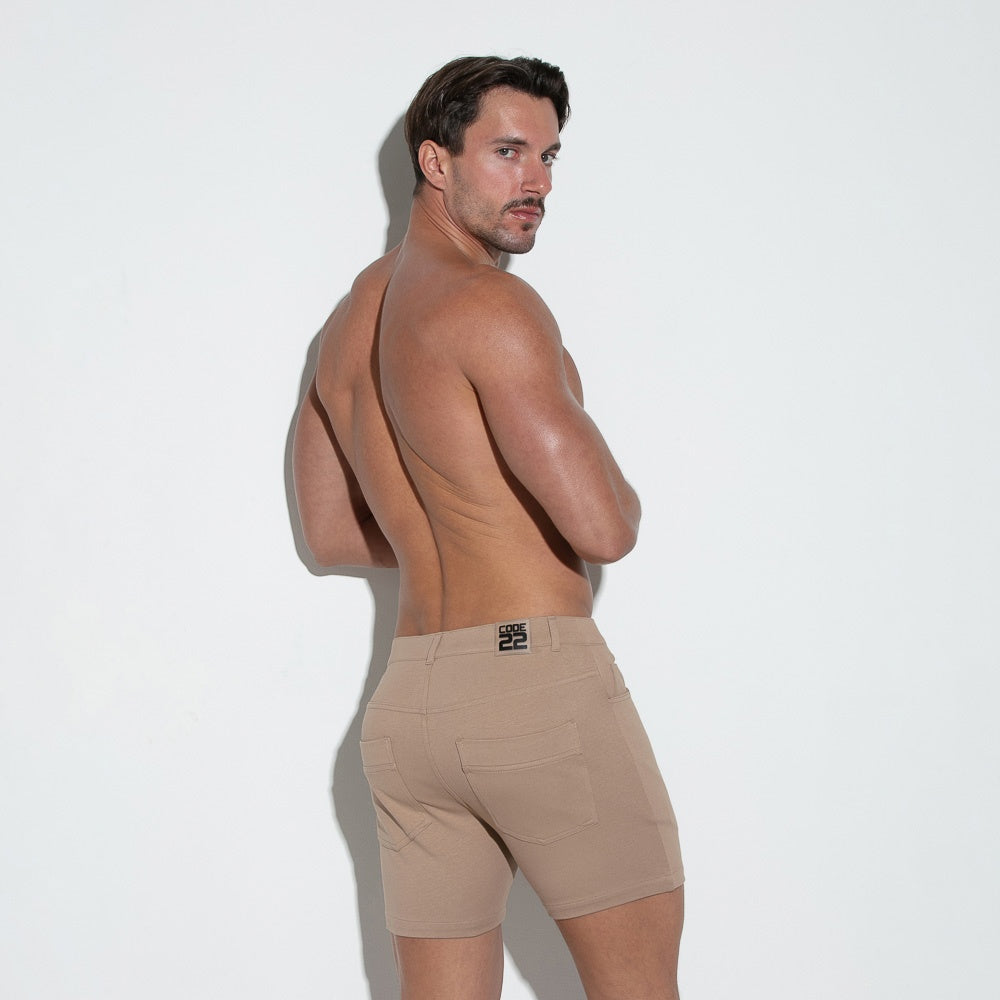 5 pocket short latte