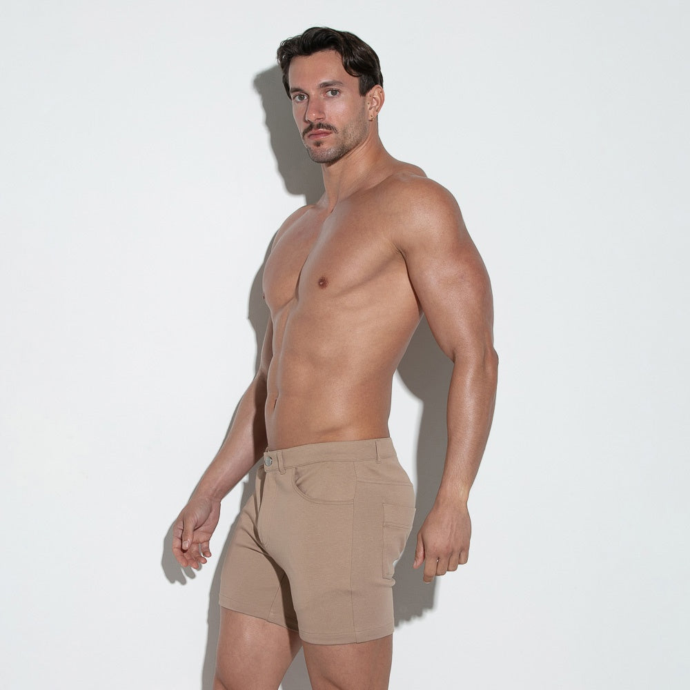 5 pocket short latte