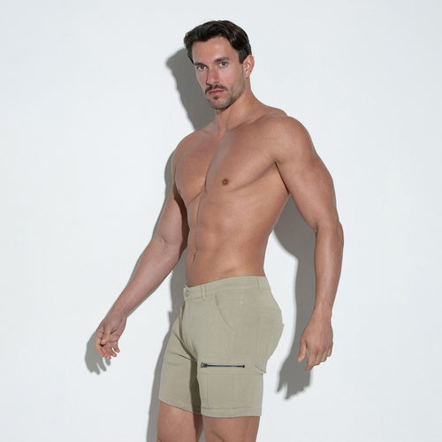 Short cargo caqui