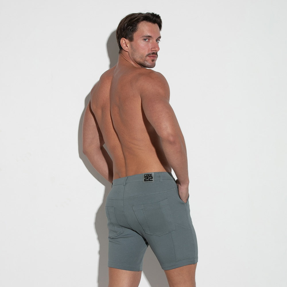 Short cargo gris carbón