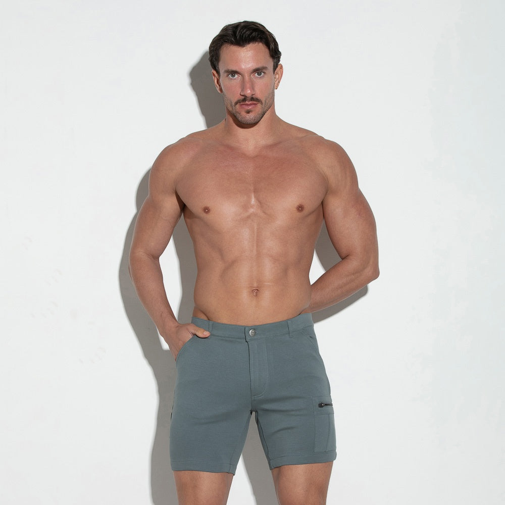 Short cargo gris carbón