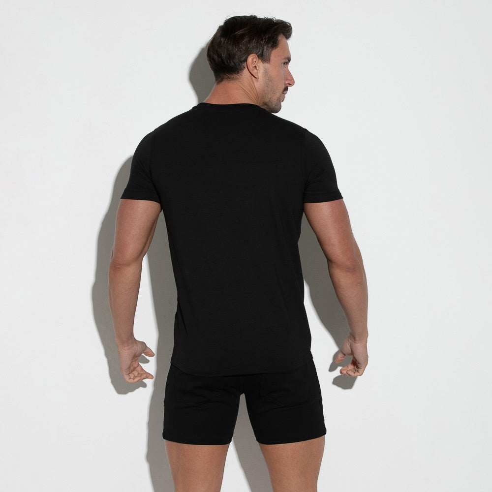 Essential short sleeve t-shirt black
