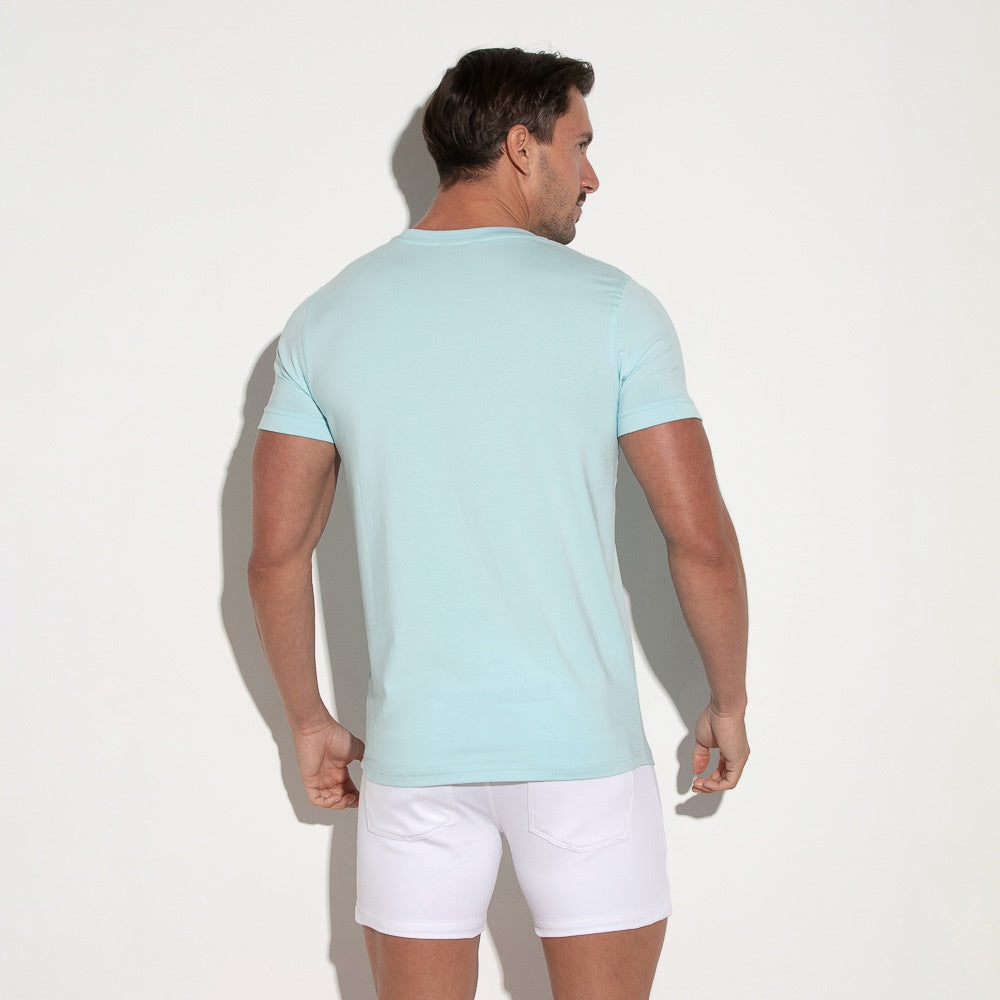 Essential short sleeve t-shirt aqua