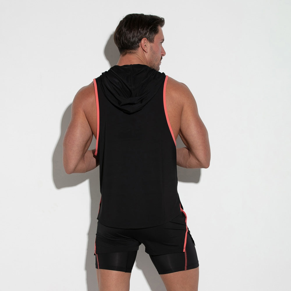 Training hooded tank black
