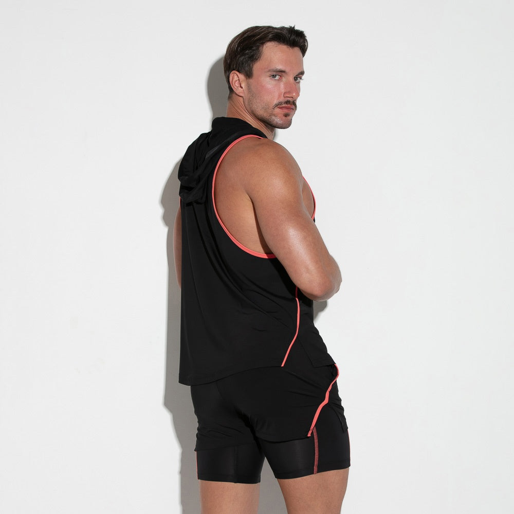 Training hooded tank black